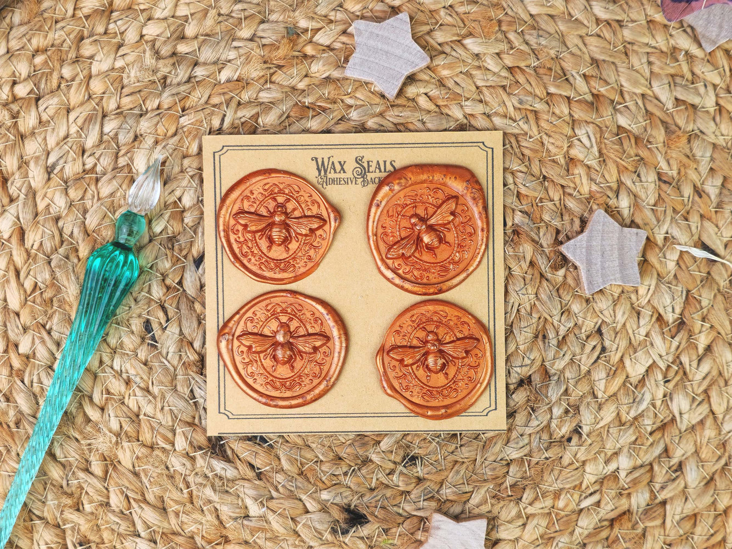 Bumblebee Letter Writing Set | Art Nouveau Style Writing Set| Vintage Style Stationery and Wax Seals| Garden Lover Stationery Gift