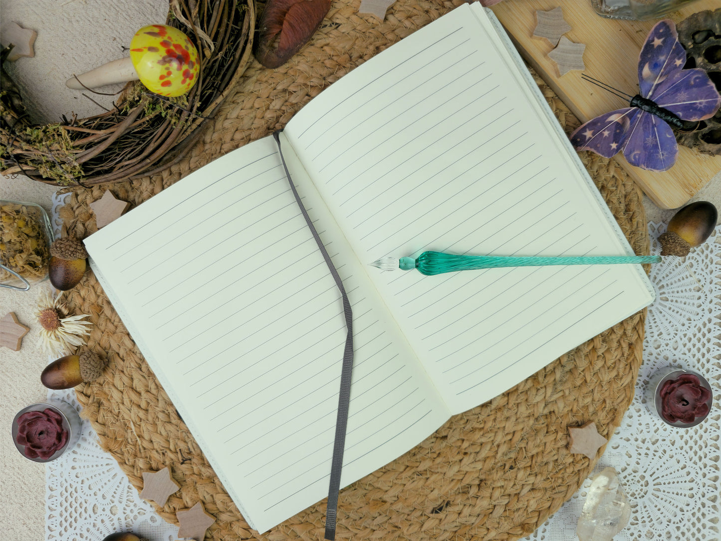 Whisper and Wind Flying Fox Journal | A5 Vegan Leather Notebook | Gift For Fantasy & Nature Lovers | Travel Journal Gift | Gift for Writer