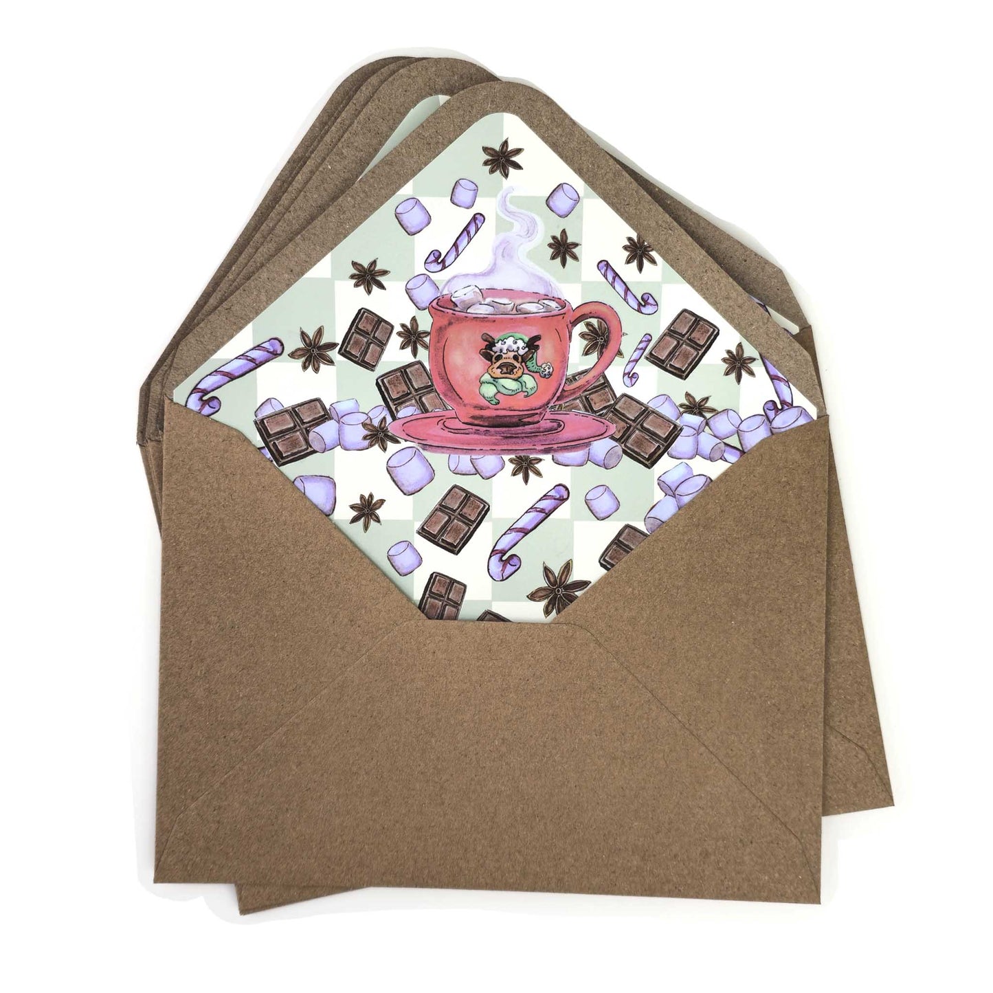 Hot Cocoa Dragon – Deluxe Winter Letter Writing Set